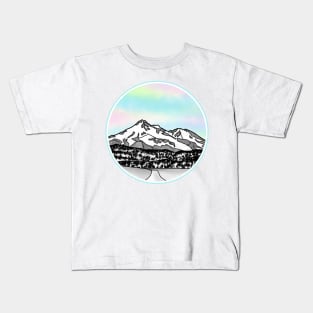 Mount Shasta Geometric Kids T-Shirt